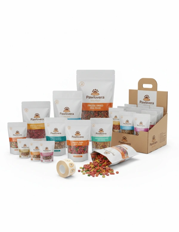 Freeze Dried Dog Food packaging
