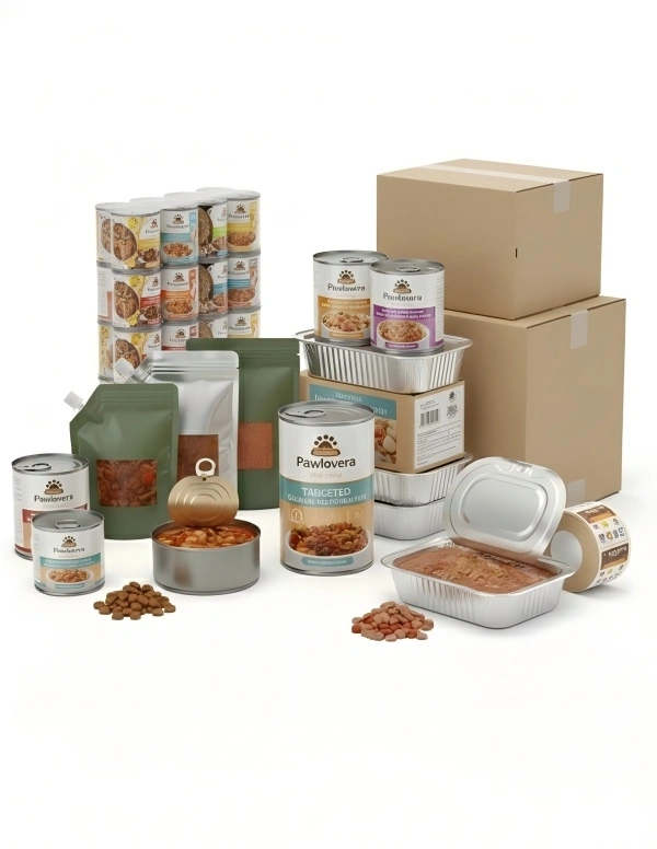 Wet Cat Food packaging