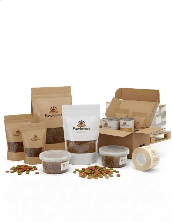 dry dog food packaging