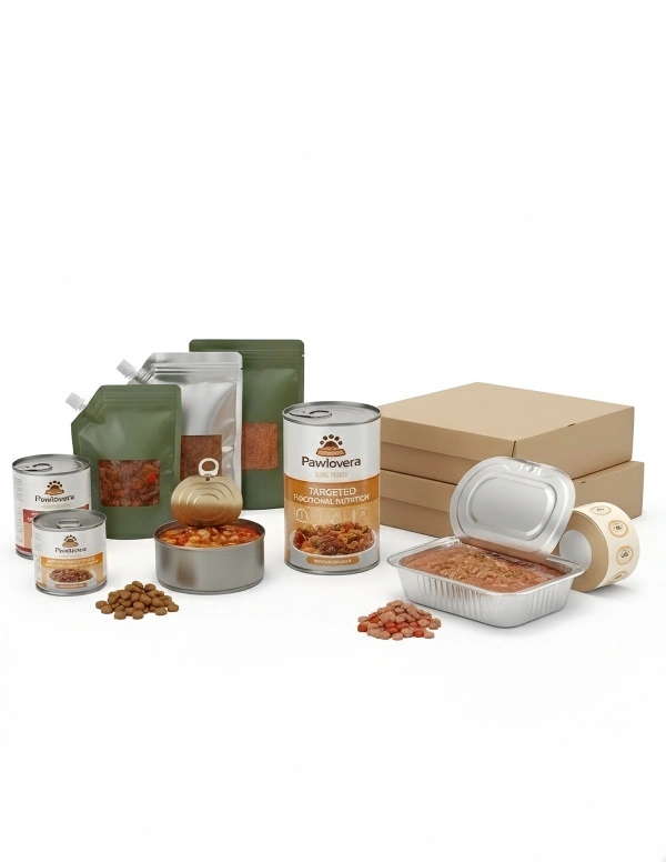 wet dog food packaging