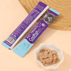 Cod +Fish Oil Pet Treats Wet Cat Food 