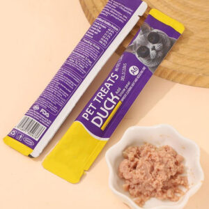 Duck+pear cat treats Cat Wet Food 